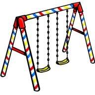 clipart of double swing